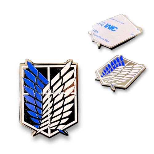 Image of Anime Metal Sticker Anime Emblem Anime Metal Sticker for car and Laptop for Phone (Wings of Freedom)