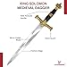 Armory Replicas King Solomon Medieval Crusader Dagger Black