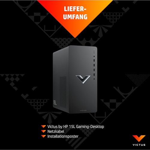 Victus 15L TG02-2211ng Gaming PC Shadow Black, Core i5-14400F, 16GB RAM, 1TB SSD, GeForce RTX 4060 (9U2S9EA#ABD) - Notebook - Immagine 3