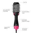 Episkey One Step Hair Dryer and Volumizer, Hot Air Brush, 3 in1 Styling Brush Styler, Negative Ion Hair Straightener Curler Brush for All Hairstyle, Black (0N_STEP) gallery image