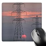 3dRose LLC 8 x 8 x 0.25 Inches High Voltage Electric Lines Boise Idaho David R Frazier Mouse Pad (mp_90060_1)