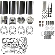 D4BB H100 H-100 Overhaul Rebuild Kit 23410-42701 2341042701 Compatible with Hyundai Engine forklift truck