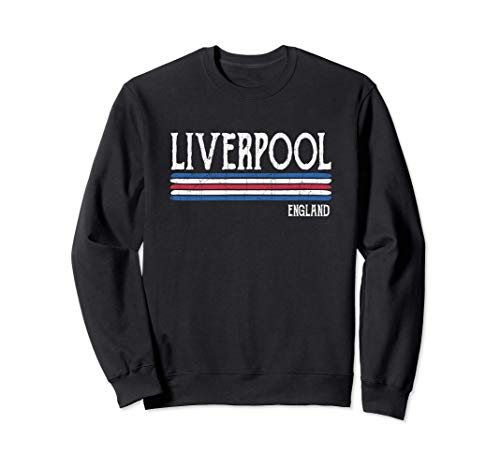 Vintage Liverpool Inghilterra England Felpa