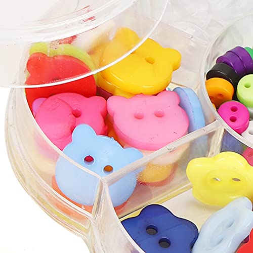 Botão colorido, prendedores de resina de plástico liso à prova d'água de resina para costura de rou
