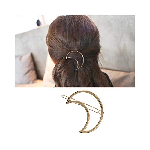 9 Pack Trendy Gold Vintage Retro Geometric Minimalist Metal Hair Clip Snap Barrette Claw Crab Clamp Bobby Pins Alligator Pearl Hairclip Wedding Party Hair Styling Accessories For Women Lady #TOP3