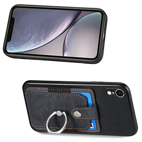 Capa flip para celular Compatível com iPhone XR Case, Kickstand e Drop Protection Case Capa protetor