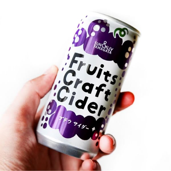 サン＆リブ フルーツクラフトサイダー ブドウサイダー (常温品) 山形食品株式会社 果汁入り 飲料 山形県 果物 フルーツ お取り寄せ