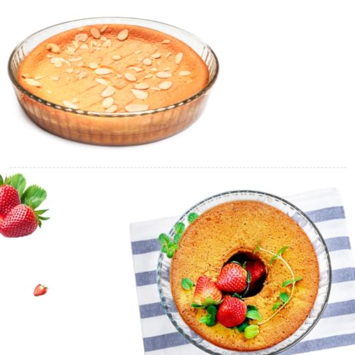 10 Inch Glass Deep Pie Dish for Baking Glass Baking Dish Clear and Durable Oven Baking Pie Pan Quiche Baking Dish Deep - Thumbnail 6