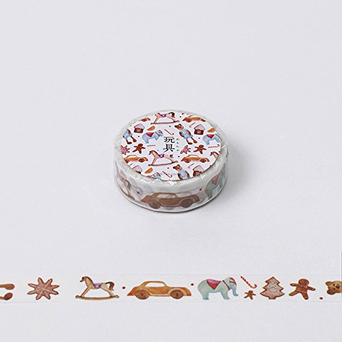 YELOWKIS Washi Tape Nastro tagliuzzato degli