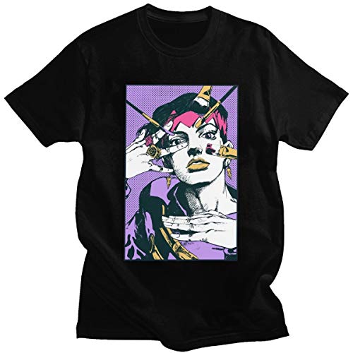 Rohan Kishibe T-Shirts Men Jojos Bizarre Adventure T Shirt Anime Jjba Manga T-Shirt Tee Tops Clothes Merch Cover