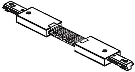 WAC Lighting, H Track Flexible Track Connector in White
