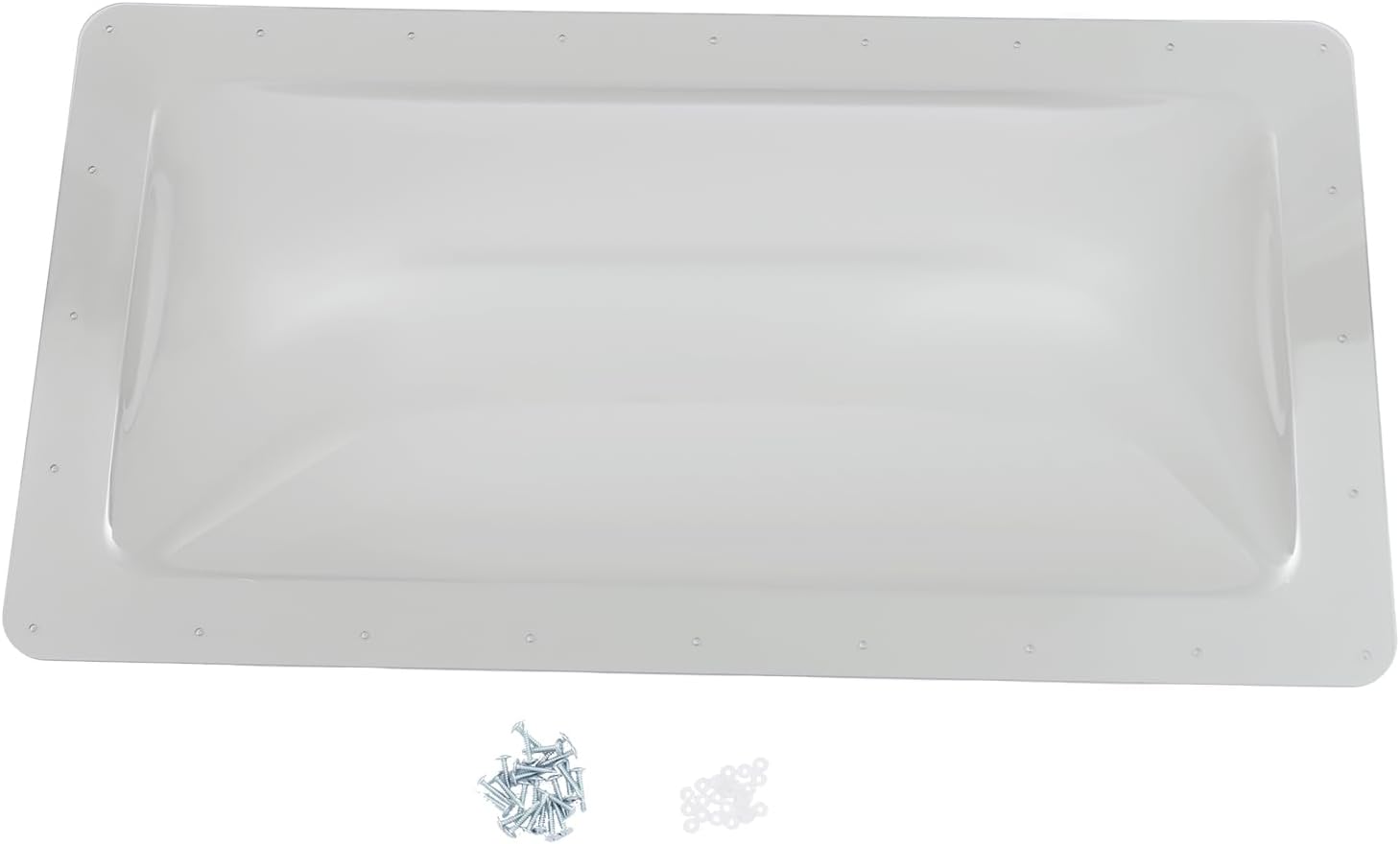 RV Skylight Replacement Cover,18" x 34" Polycarbonate Camper RV Skylight Outer Cover, RVs Skylights Outer Dome for RVs, Campers & Trailers (Smoky Color)