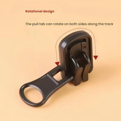 image for Rabihike Universal Zipper Repair Kit - 3-Size Double-Sided Zippers Sli