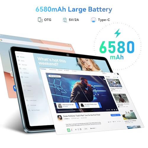 Blackview TAB 70 Wifi Android 13 10.1'' 3 Go RAM - vue 5