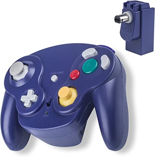 Wireless Gamecube Controller Ersatz 2.4G Bluetooth NGC Gamepad Joystick GC Controller Gamecube Pad Games Spiele mit Empfänger-Adapter für Wii U Gamecube NGC GC
