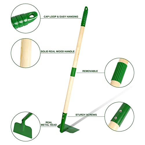 image for Duckura Kids Gardening Tools Set - 7pcs Wheelbarrow Set for Kids with 