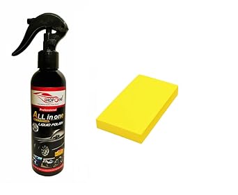 Liquid Car Polish for Leather | Tyres |Dashboard | Metal Parts | Headlight |Exterior (200 ml) FOR Indica Vista