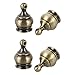 Homoyoyo 2sets Finials for Lamps Lamp Finials Cap Decorative Nut Knob Zinc Alloy Material Long-Lasting Light Screw Caps 4pcs*2