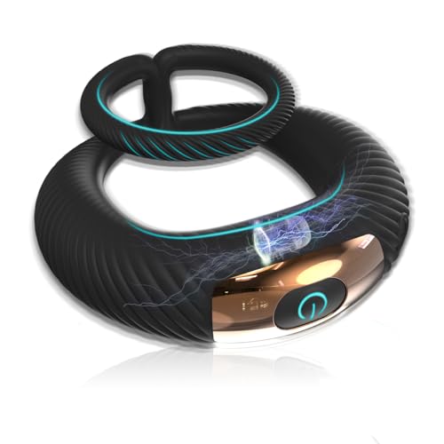 Sexytoysys Uomo Vibratore Anello Vibrante per Lei e Lui Sextoysys Coppia Plug Anale-Dilatatore Donna Sex Toys Anelli il Pene Cockring Vibratoreper Donna Professionale Stimolatore Clitoride USB-B1128