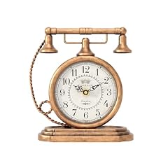 Chime Tide Vintage Table Clock, Gold Antique Telephone Style Mantel Clocks Chime Tide Vintage Table Clock, Gold Antique Telephone Style Mantel Clocks product