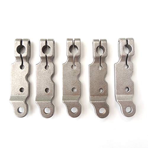 5pcs Custom Tattoo Machine Frame Base - Tattoo Gun Parts Carbon Steel DIY Tool Cast Iron Part Drilled M4 Shader Liner Tattoo Supplies Kit Replacement Customized Rebuild