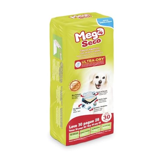 Mega Seco Tapete Higiênico 30 Und 65X60Cm