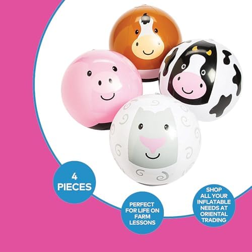 Fun Express Inflatable Farm Animal Characters - 4 Pieces image 5