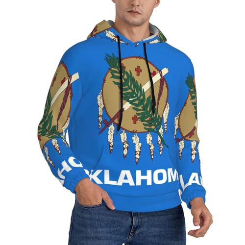 Sweat à capuche Oklahoma homme noir pour vos sorties et weekends