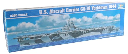 Trumpeter 1/350 US Navy Aircraft Carrier CV-10 Yorktown Plastic M...