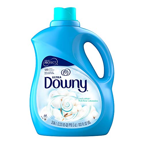 Downy Ultra Cool Cotton Liquid Fabric Conditioner, 103 Fluid Ounce