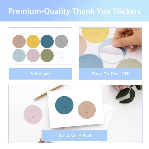 Anwyll to from Tags Stickers,120Pcs 2.5Inch Gift Tags Labels Stickers,Boho to and from Name Tags Stickers,Self-Adhesive Present Labels Stickers for Gift Canning Bag Christmas Birthday Party Wedding