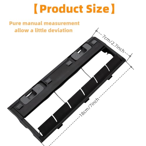 Image of Main Roller Brush Cover Brush Back Cover for Ecovacs Deebot Ozmo Yeedi,Compatible with T8 T5 T9 T10 T20 N5 N8 N9 N8pro X1 Series Robot Vacuums Cleaner Parts
