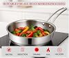 Vinod Classique Deluxe Stainless Steel Cookware Combo Set of 2 Pcs | Saucepan 71 oz |6 inches| Frypan 7.8 inches | Extra Deep, Riveted Handles | Induction Base | 2 Year Warranty #2