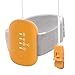TENQIU Bed Wetting Alarm for Kids, USB Rechargeable, Loud Sound & Strong Vibration, Orange