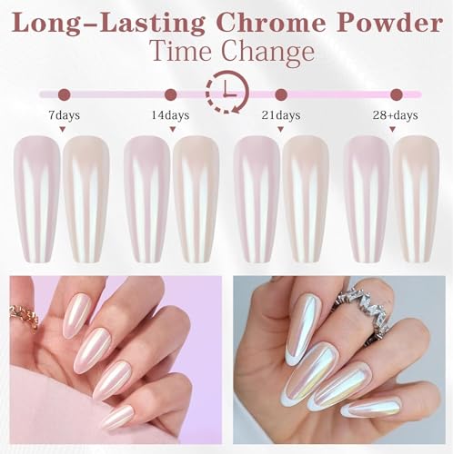 BISHENGYF Pearl Chrome Nail Powder - Image 2