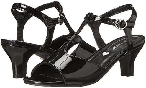 Steve Madden Girls Shoes Girls Chacha Heeled Sandal, Black Patent, 4 Big Kid | Image 6