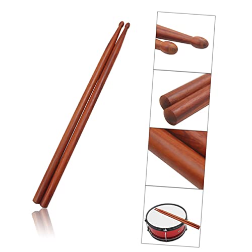 Par de baquetas de madera para percusión natural miniatura 1