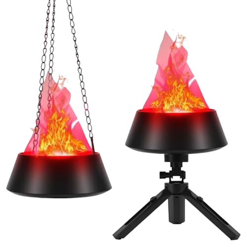 Luz de Llama para Exteriores | Lámpara De Fuego Artificial Parpadeante AC110-240V,Linterna Decorativa De Efecto Llama LED Para Interior Exterior Porche Jardín Patio Casa Encantada Camping Navidad