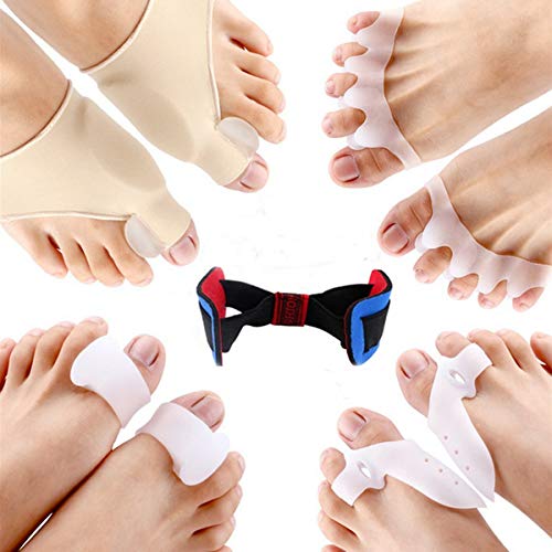 Bunion Corrector and Bunion Pain Relief Kit, Gel Bunion Pads & Sleeve, Toe