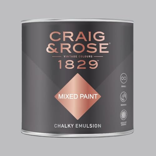 Image of Paint Stop CRAIG & ROSE 1829 CHALKY EMULSION WILKIE GREY 750ML