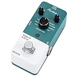 guitar pedal reverb diy 9 modelos: HALL+ROOM+PLAT+ECHO+TILE+FLANGER+DUCKING+CHORUS+LOFI 9 modos de reverberación. Los diferentes decaimientos y escenarios ofrecen a los guitarristas una mayor variedad de estilos de interpretación.