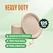 Paper Plates, 100% Compostable Heavy Duty, Disposable 7 Inch, Small Dessert Plate - [125-Pack] Eco-Friendly, Biodegradable Bagasse Natural Brown 7