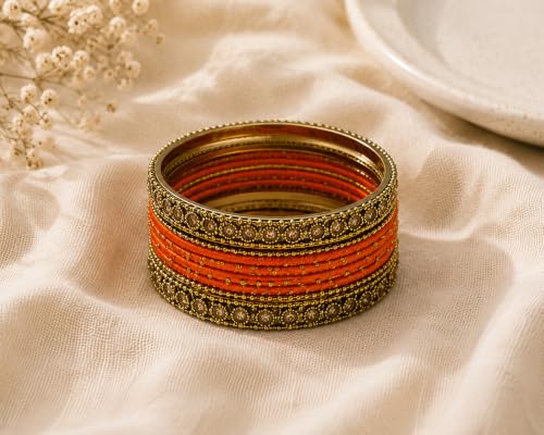 Image of NMII Get your traditions Valentine Gift for Girls & Women Silk Thread Bangle Set With Zircon For Womne & Girls