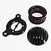 KIPA Sport Air Cleaner Intake Filter System Kit For Sportster XL883 XL883N XL883R XL883P XL1200 XL1200L XL1200X Iron 883 Forty Eight XL1200X 2004-2016 Aluminum CNC Machined Washable