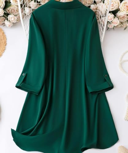 Leriya Fashion Womens Rayon Women Western Dresses Regular Fit Fit And Flare (Lf-Wd1099_Green_S)