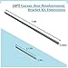 16 Foot Garage Door Strut, Garage Door Strut 16 Foot, Heavy Duty Garage Door Reinforcement Bracket Kit, Garage Door Hurricane Brace Kit