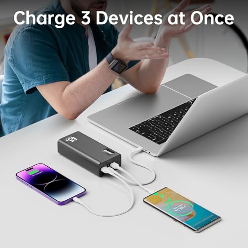 PSOOO Power Bank 65W 27000mAh Laptop Battery Pack - image 6