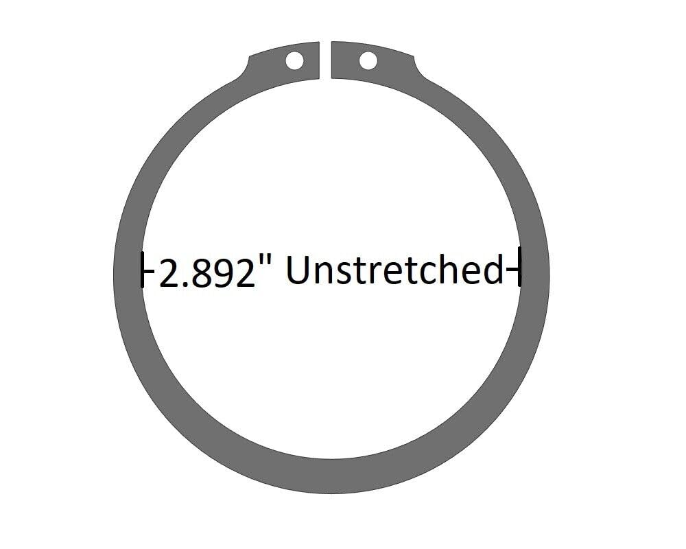 SR 310-312 - 3-1/8'' External Snap Ring - Tru-Arc Type 2.775'' Unstretched (Replaces Hyster 307275)