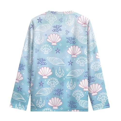 Image of Long Sleeve Shirts for Girls Winter Tops 3-16t Cartoon T Shirts for Fall Clothes