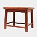 GAOYANG Taburete De Caoba, Escabel De Madera, Hogar De Palo De Rosa Taburete Cuadrado, Banco De Zapatos De Madera Maciza, Banco Pequeño para Niños, Banco De Madera Inacabado, Taburete Corto